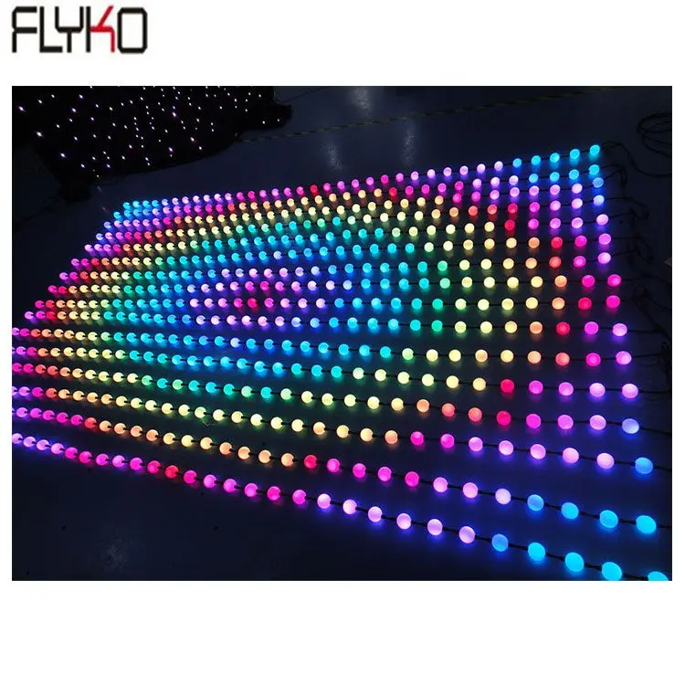 

Hot selling Christmas Free shipping 3D dmx pixel ball for stage decoration