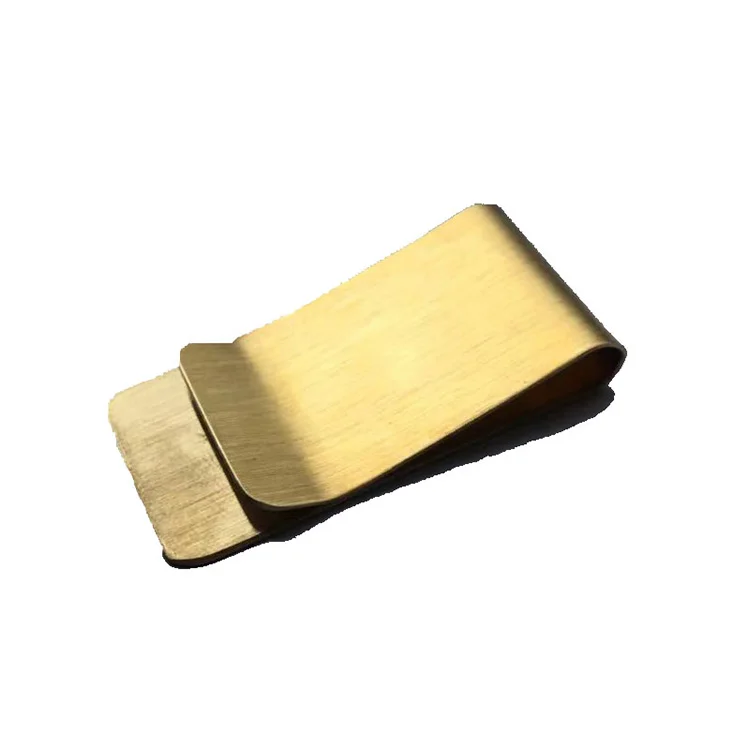Professional Factory Promotional Useful Decorating Money Clip Customized Stainless Steel/Brass Money Clip For Men