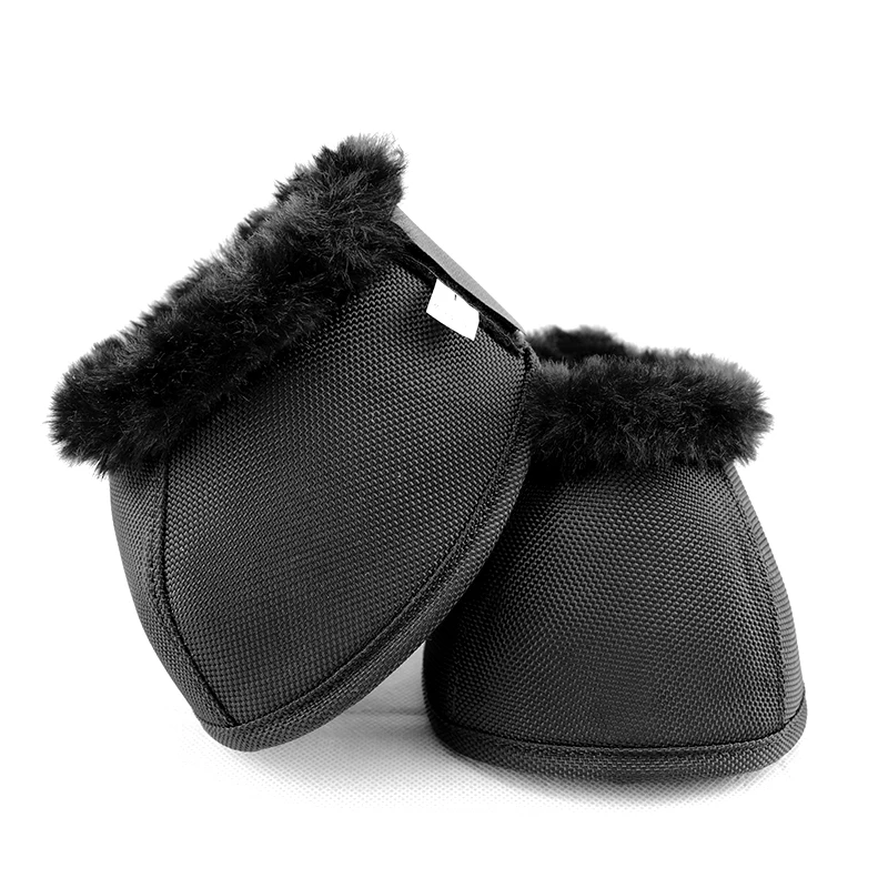 

New Arrival Customized No-Turn Horse Bell Boots With Fleece Trim