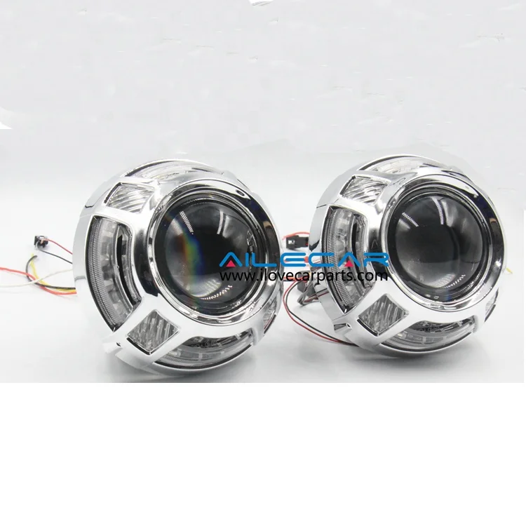 Custom Oem Bi Led Projector Headlights Lens 3.0 For Bmw X5 E53 Car