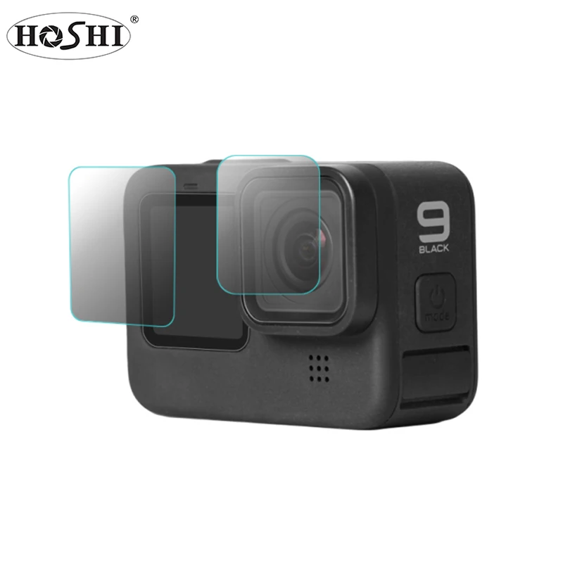 hoshi protective film tempered film anti-scratch anti-crack oil-proof fingerprint-proof hd explosion-proof lens for gopro hero9