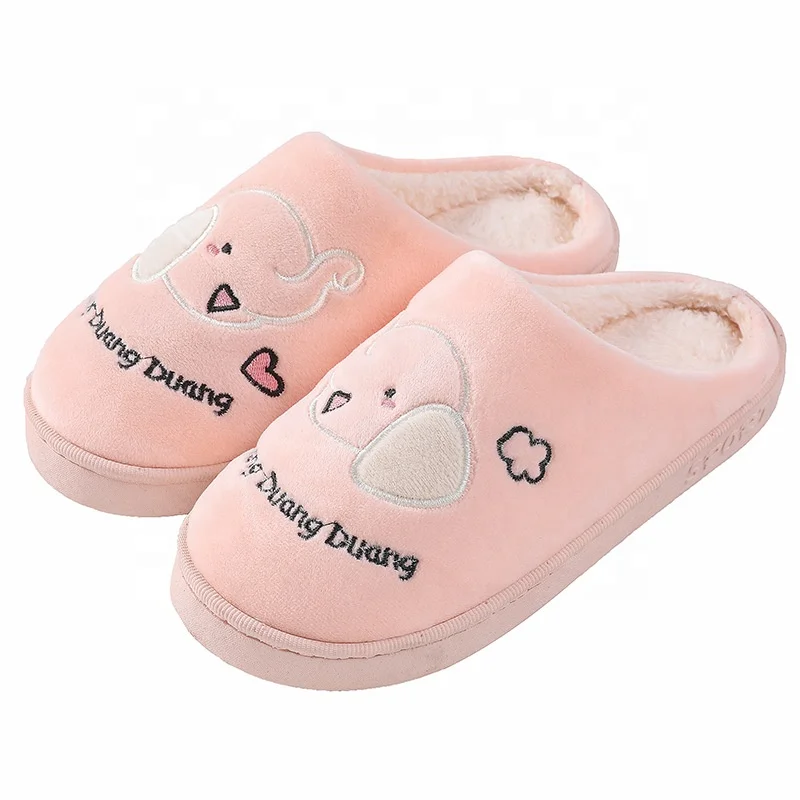 

custom logo 2019 women's winter new warm cute home cotton slippers wholesale, Customized color