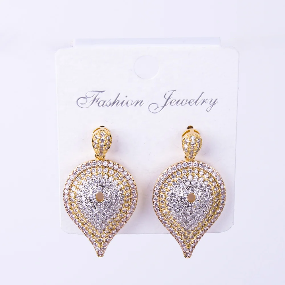 

Fashion New Long Drop Earrings Gold Plated Jewelry Earrings Set