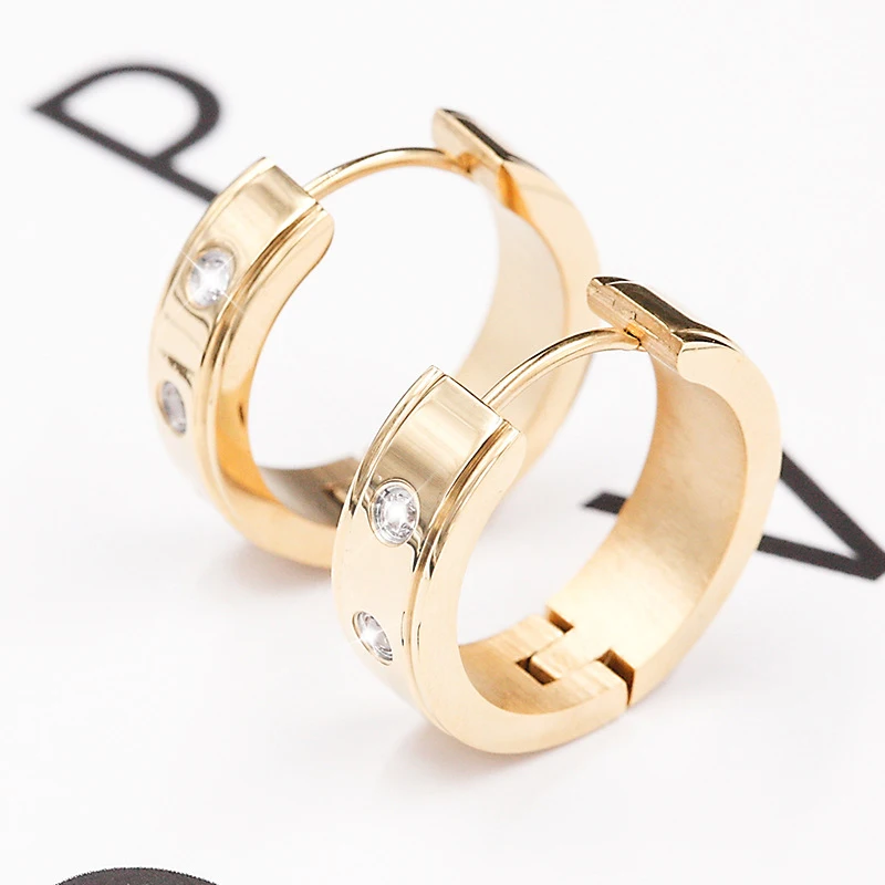 

Chengfen Factory 304 Stainless Steel Jewelry Earring 18k Gold Plated Jewelry, Gold,rose gold, silver, etc