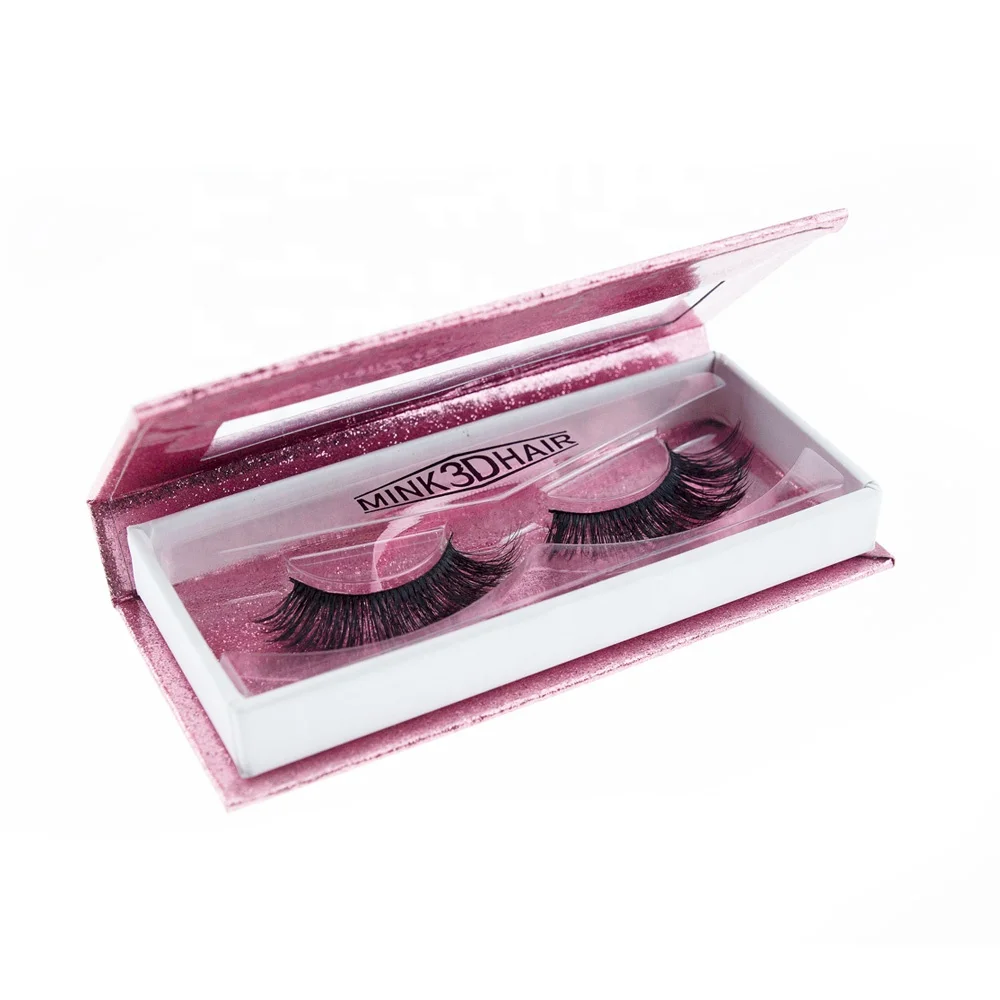 No cruel handmade cotton stalk private label packaging box 3d lashes false eyelash