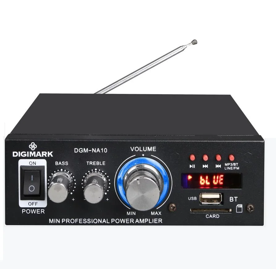 

Professional Digital Audio DJ Amplifier With USB Port FM Radio, Black