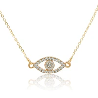 

turkish jewelry evil eye gold plated necklace women