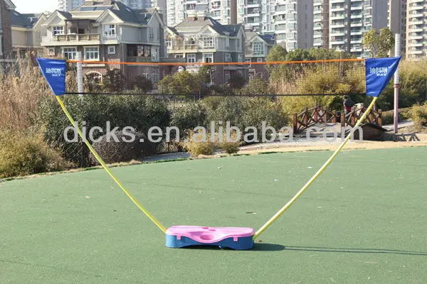 
DKS- Plastic foldable portable badminton net set for practice 