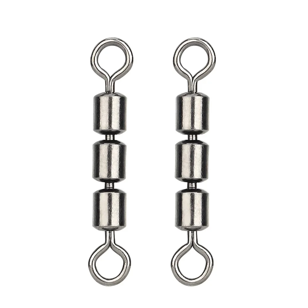 

Copper eight-shaped ring American swivel quick connector triple ring body fishing supplies outdoor fishing tackle accessories, As shown