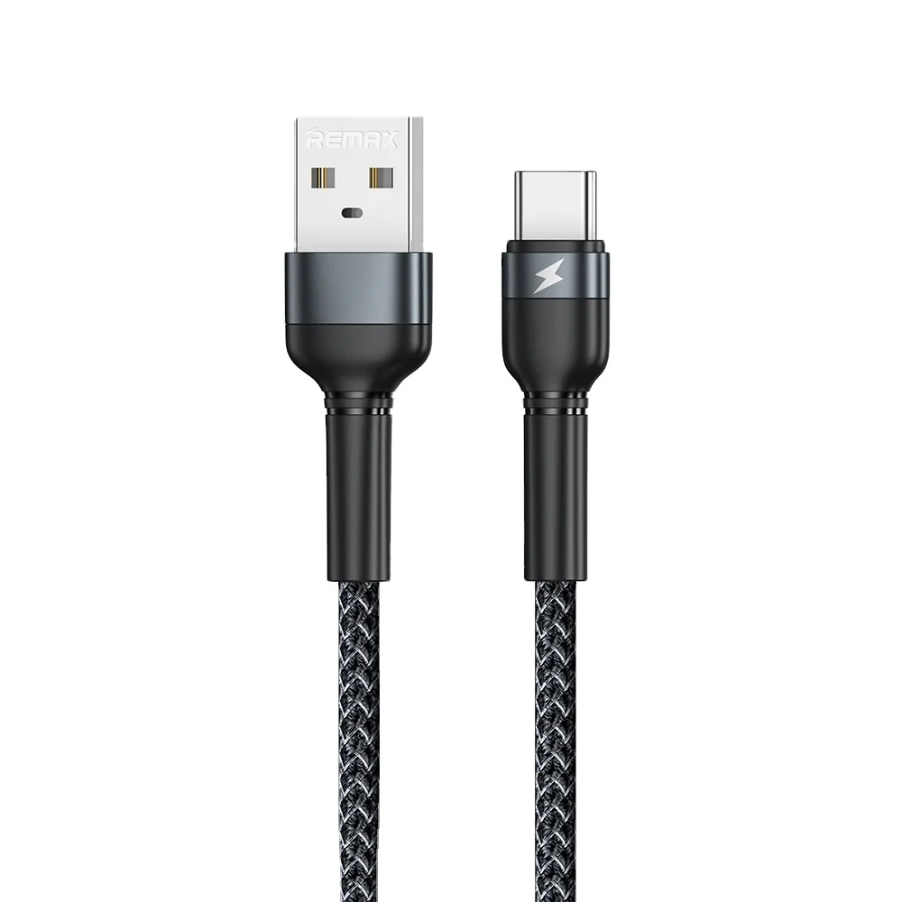 

Remax Join Us hot selling cheap price 2.4A fast charge phone braided Type-C usb data cable for smartphone
