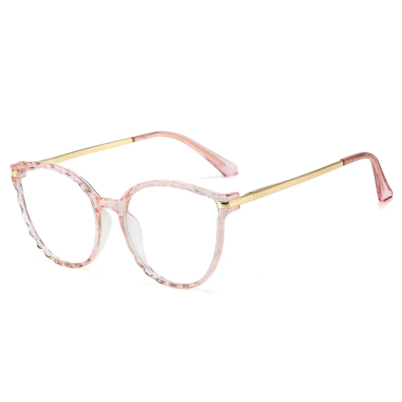 

SHINELOT 95295 New Crystal Blue Light Computer Glasses Optical Frame Prescription Eyeglasses Popular Eyewear Wholesale