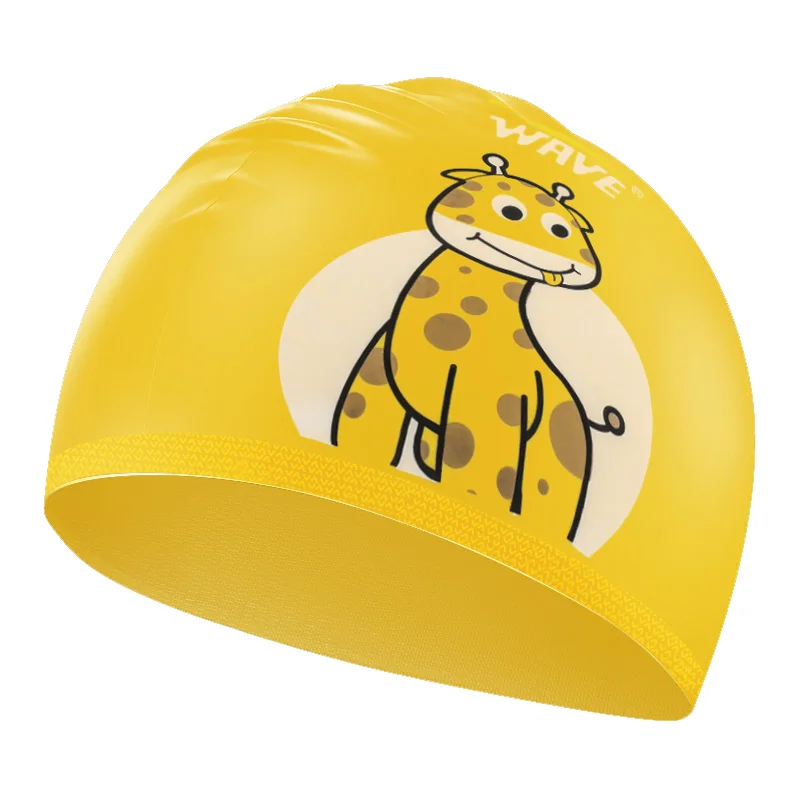 

Children Silicone Animal Swimming Caps Cartoon Swim Cap Hat, Blue,green,yellow