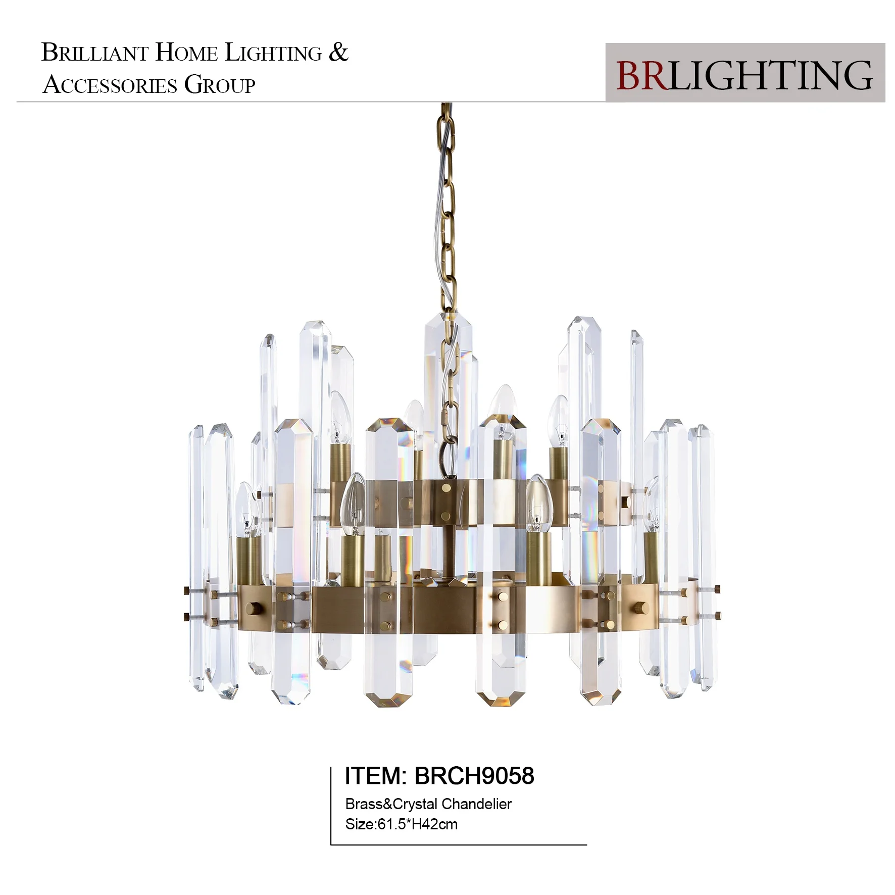 antique brass contemporary clear crystal chandelier pendant lights for home lighting decoration