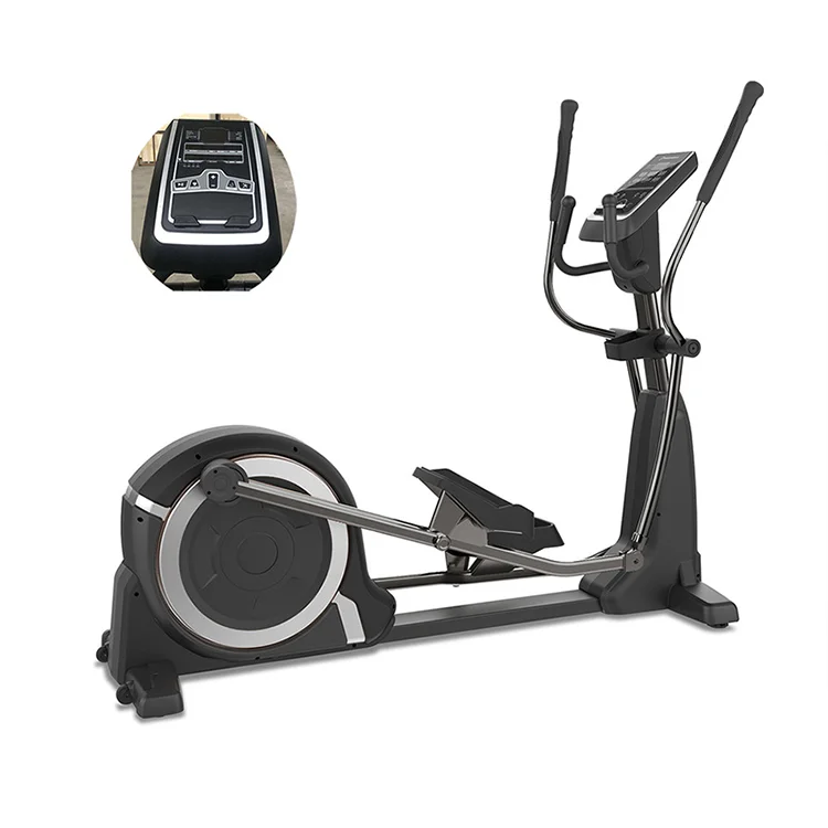 

2021 commercial multi function elliptical machines for home use fitness exercise gym equipment for sale, Black