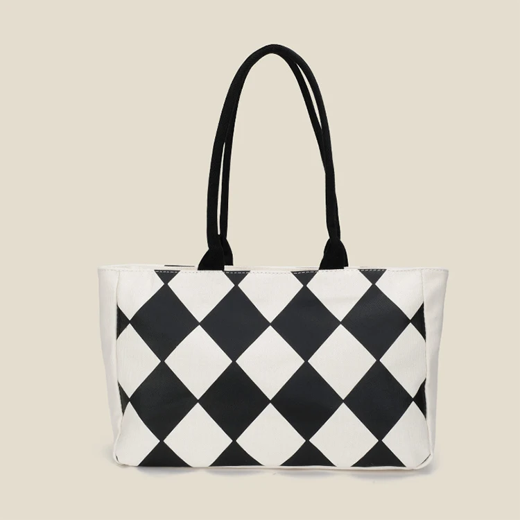 

EG519 Korean fashion large capacity canvas tote leisure big size armpit shoulder bags ladies luxury