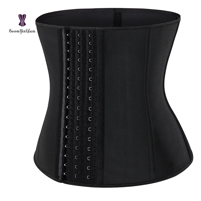 

100% Latex Underbust Body Shaper Waist Trainer Clincher Corset Training Belt ann cherry, Black,nude,pink,purple,blue