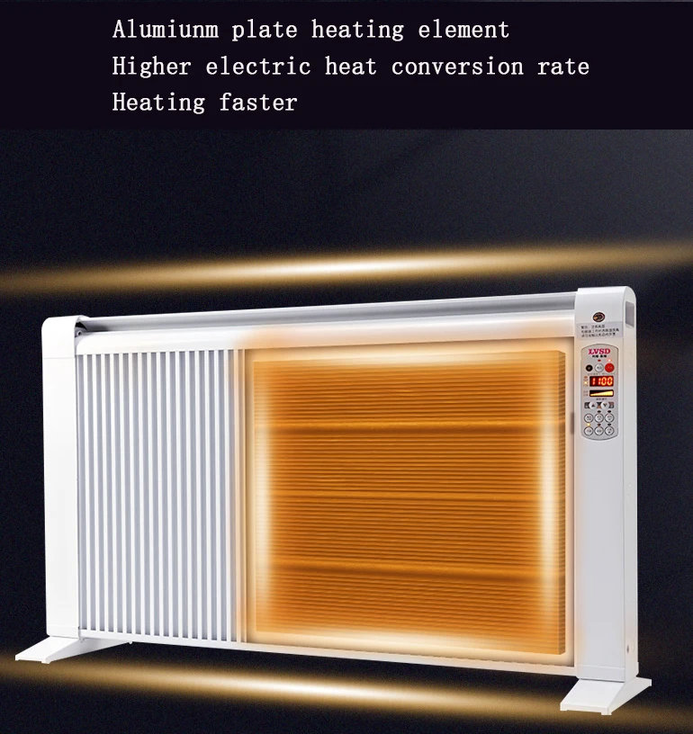 Wall Mounted Convector Heater, 2000w, Aluminum - detail 6