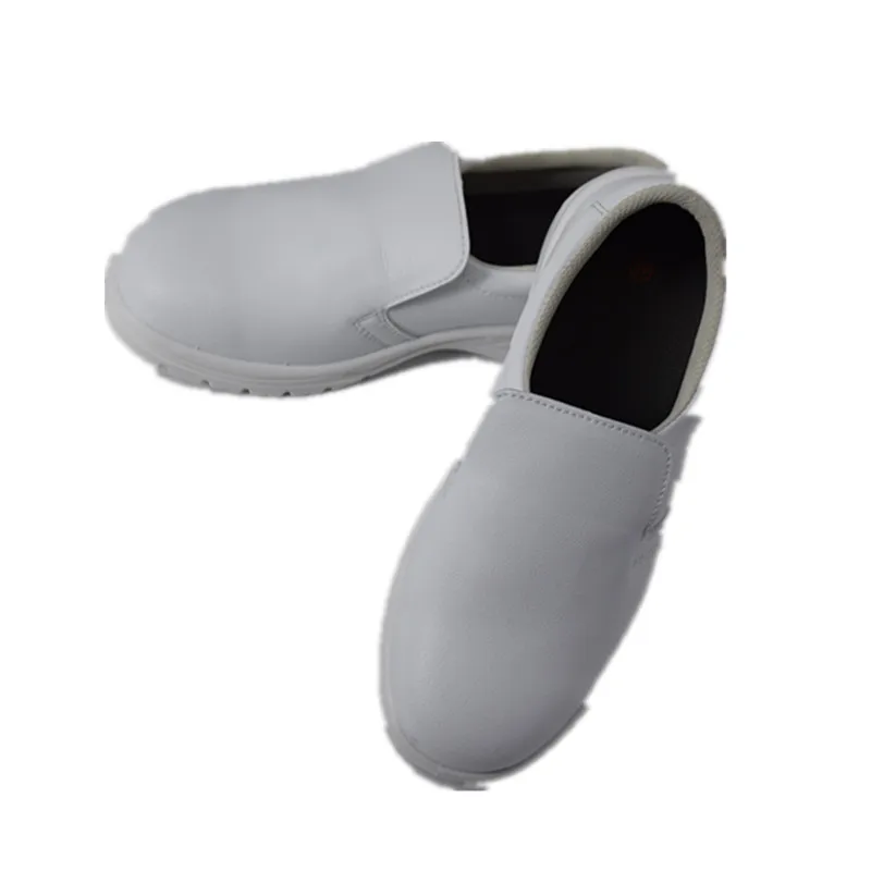 

2020 Slip Resistant Waterproof Oil Resistant Kitchen Worker Shoe Safety Chef Shoes, White,black