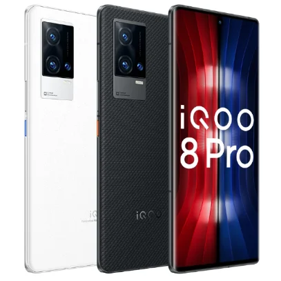 

New Original VIVO IQOO 8 pro 5G 6.78'' 120Hz AMOLED 3200x1440 Screen 4500mAh 120W Flash 50W Wireless Charge 50MP Camera NFC