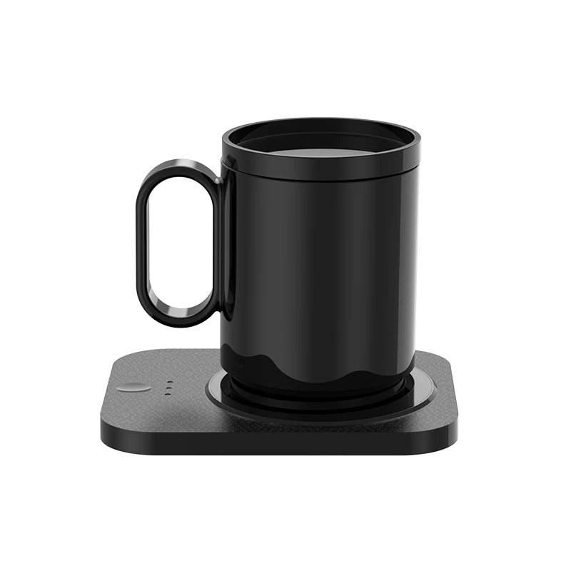

Valentines Day Gift Black Mugs Constant Heating Pad Warming Coaster Usb Powered Coffee Mug Cup Warmer
