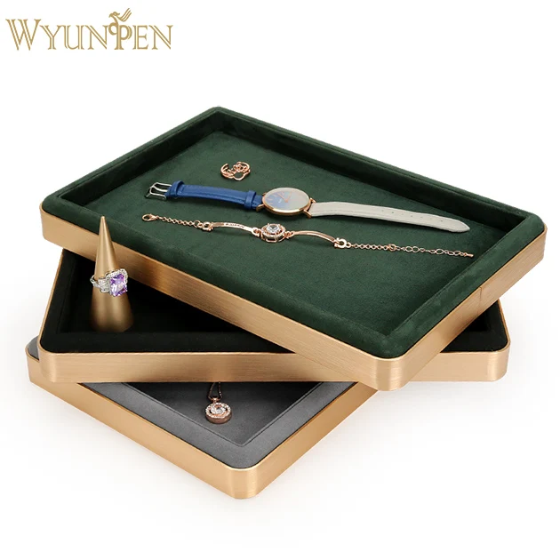 

WYP Counter Shop necklace Pendant Ring Bracelet Charms Display Jewelry Tray jewelry disply case