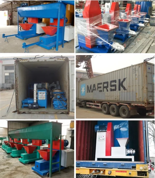 Rice husk bricket machine