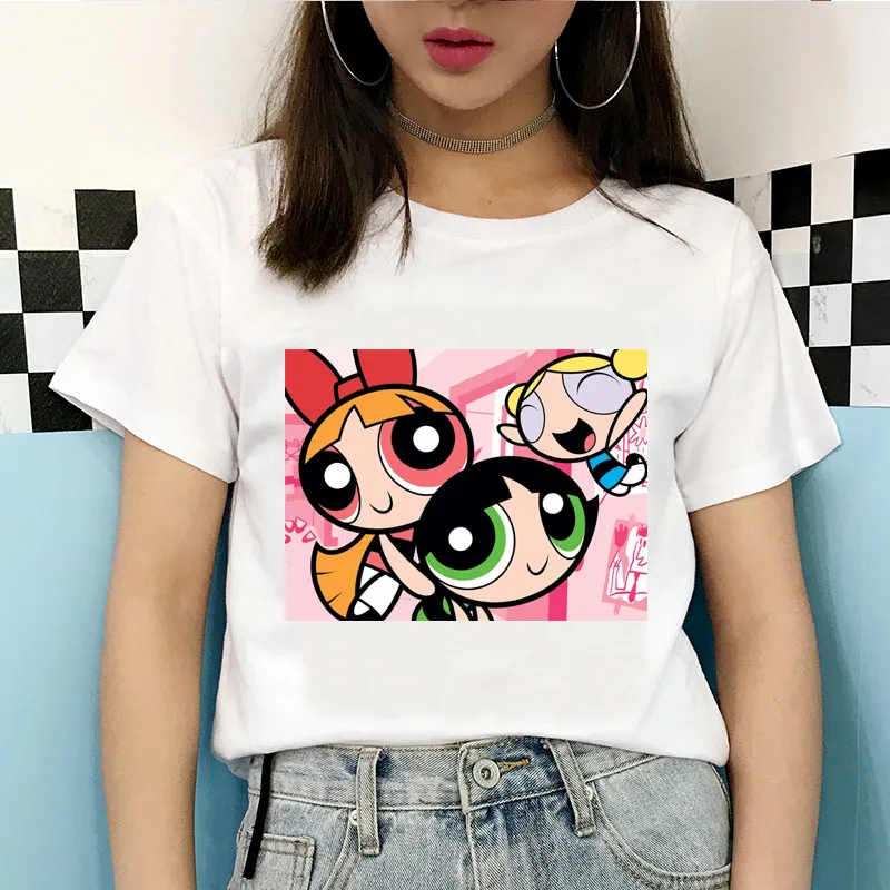 

Cute Cartoon T-shirt Anime Pattern Tops Casual Fashion Loose T-Shirt Female Short Sleeve Blouse Women Stylish Clothing 2021