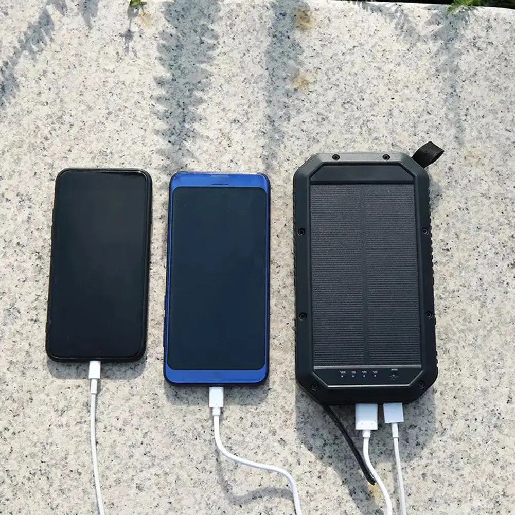 Wireless Mobile Solar Usb Power Bank Charger 30000 mah - ANKUX.COM