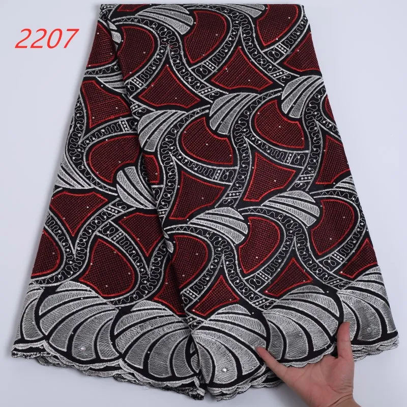 

2207 Free Shipping Cotton Tinsel Fabric Swiss Cotton Lace Fabric Bulk Lace Fabric For New Year Party 2021