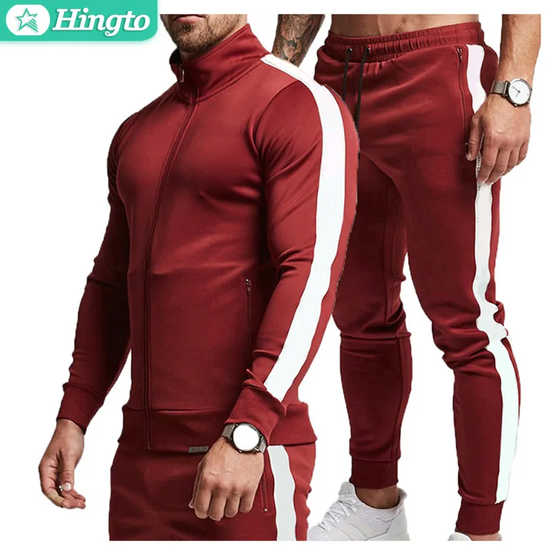 

Factory Wholesale Customized Design Running Wear Mens Tech Sweatsuit Sets Training & Jogging Wear