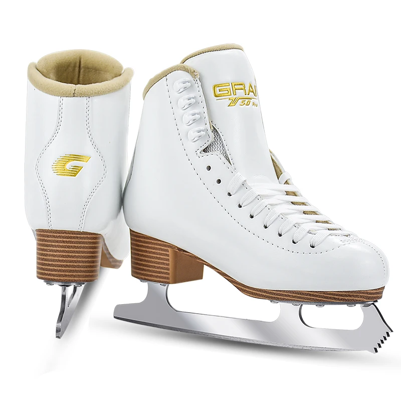 GRAF U50pro Comfort Lining Arch Support Strong Stability Stainless Steel Blade Breathable Unisex Figure Skating Shoes Asia Only
