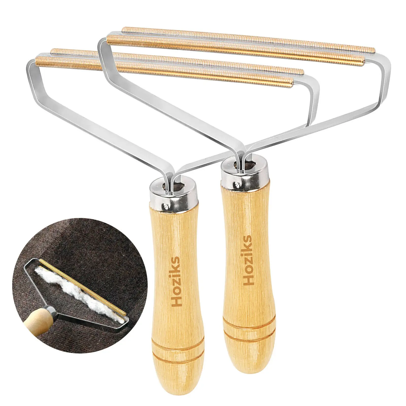 

Portable Manual Clothes Lint Remover Brush Tool Coat Double Sided Hair Removal Ball Woven Coat Sweater Shaver Fuzz Fabric, Gray,yellow