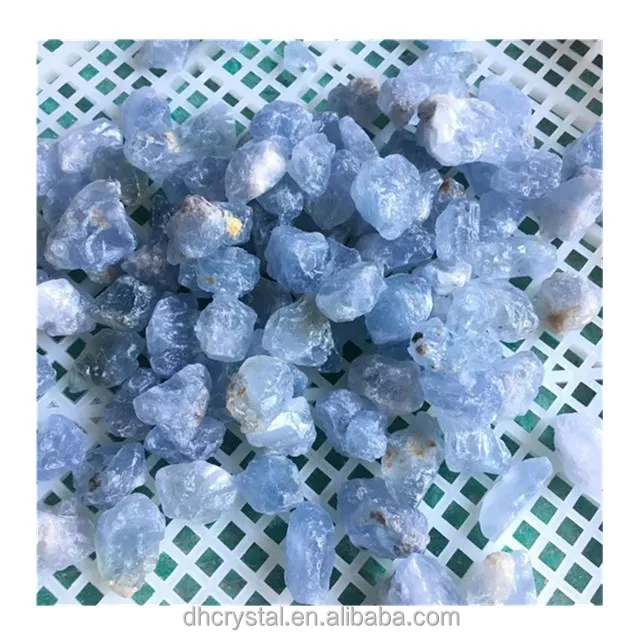 

wholesale healing crystals blue celestite rough stone natural for decoration