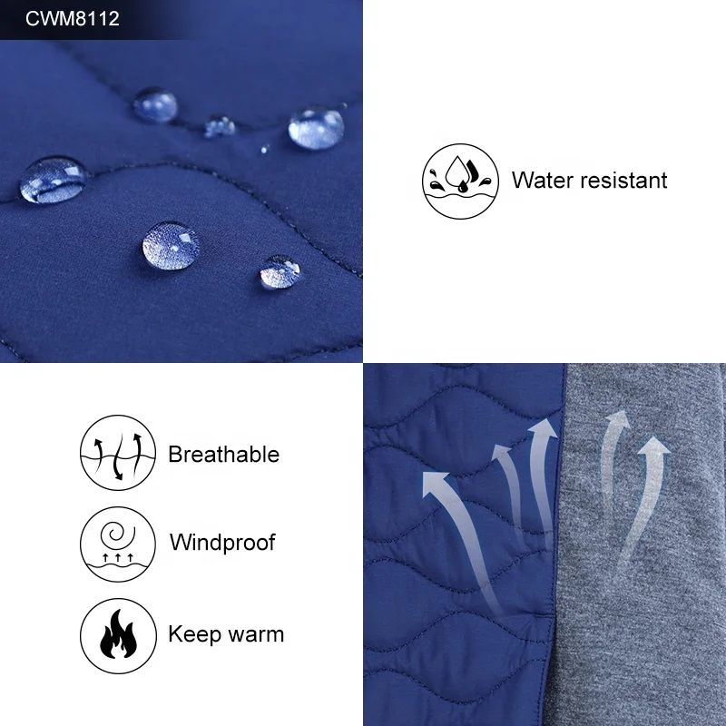 
Custom Logo Men Waterproof Winter Puffer Jacket Plus Size Jackets 