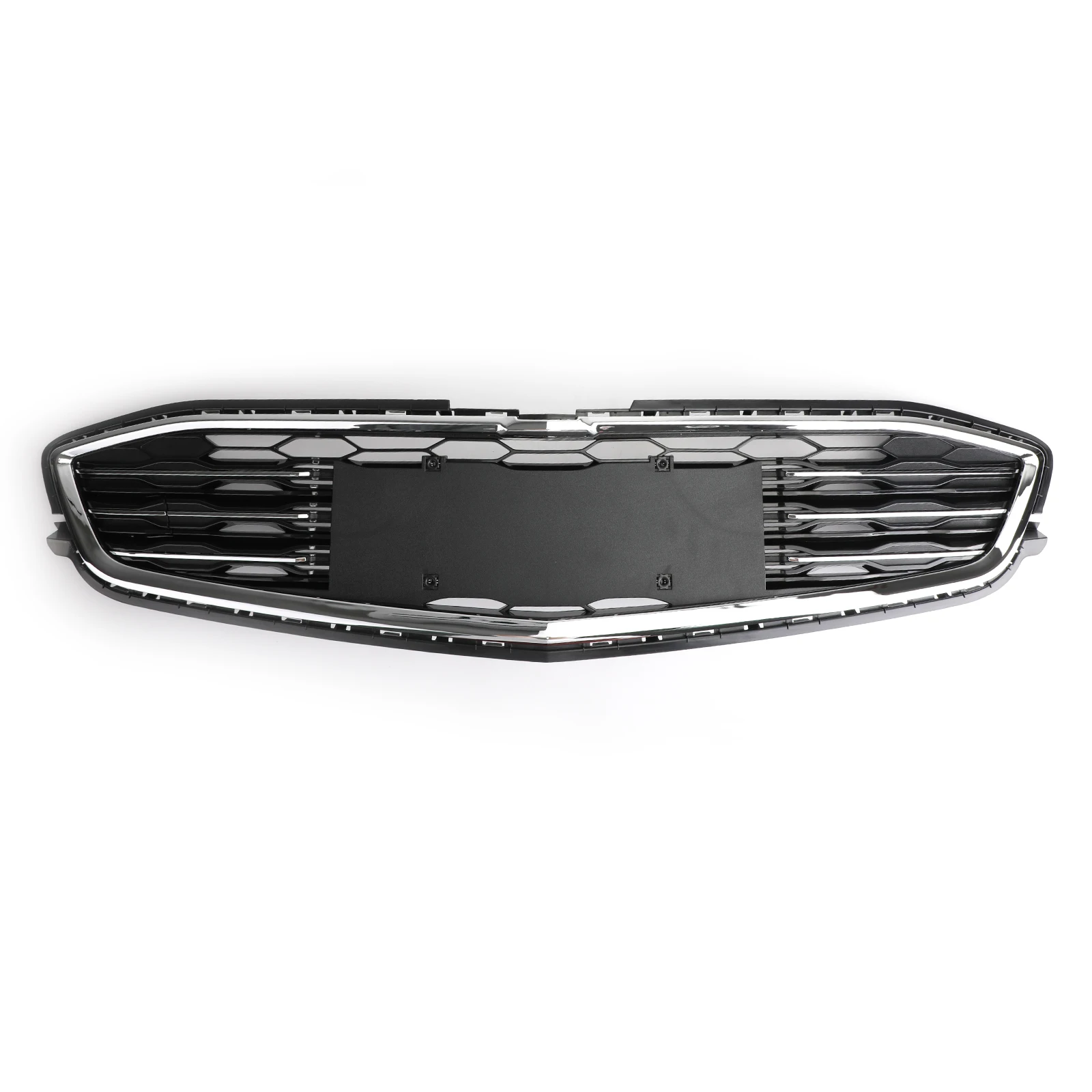 

Areyourshop Honeycomb Mesh Chrome Front Bumper Lower Grille For Chevy Malibu 2016 2017, As picture