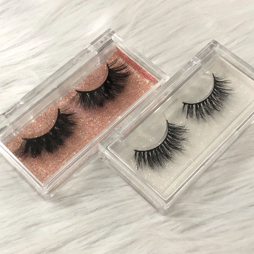 

Short false fluffy mink eyelash wholesale, Black