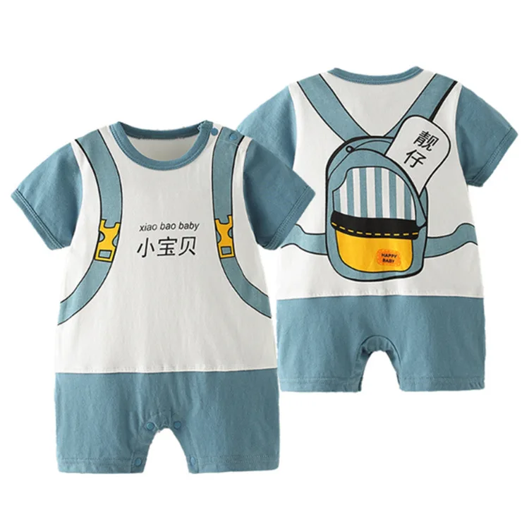 

New Newborn Toddler Infant Baby Boys Girl Casual Romper Jumpsuit Cotton Short Sleeve Clothes