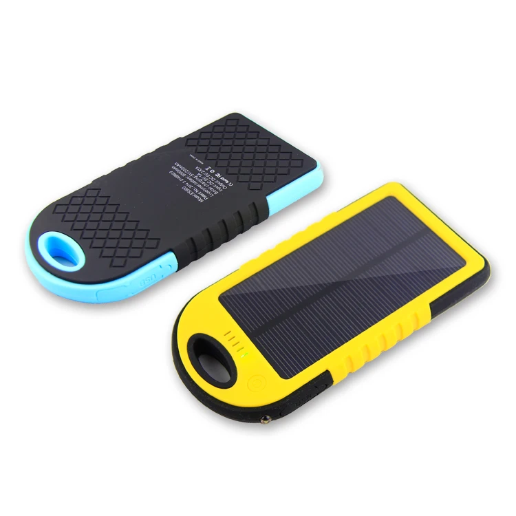 

High Quality Powerbank For Camping With LED flashlight Waterproof Dustproof Solar Power Bank 4000mAh