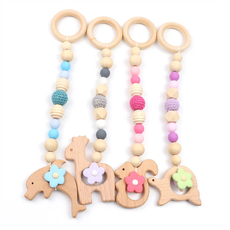 

2021 Wooden Teether Clip Eco-friendly Universal Pacifier Clip wooden clip, Any paton colour code is avilable