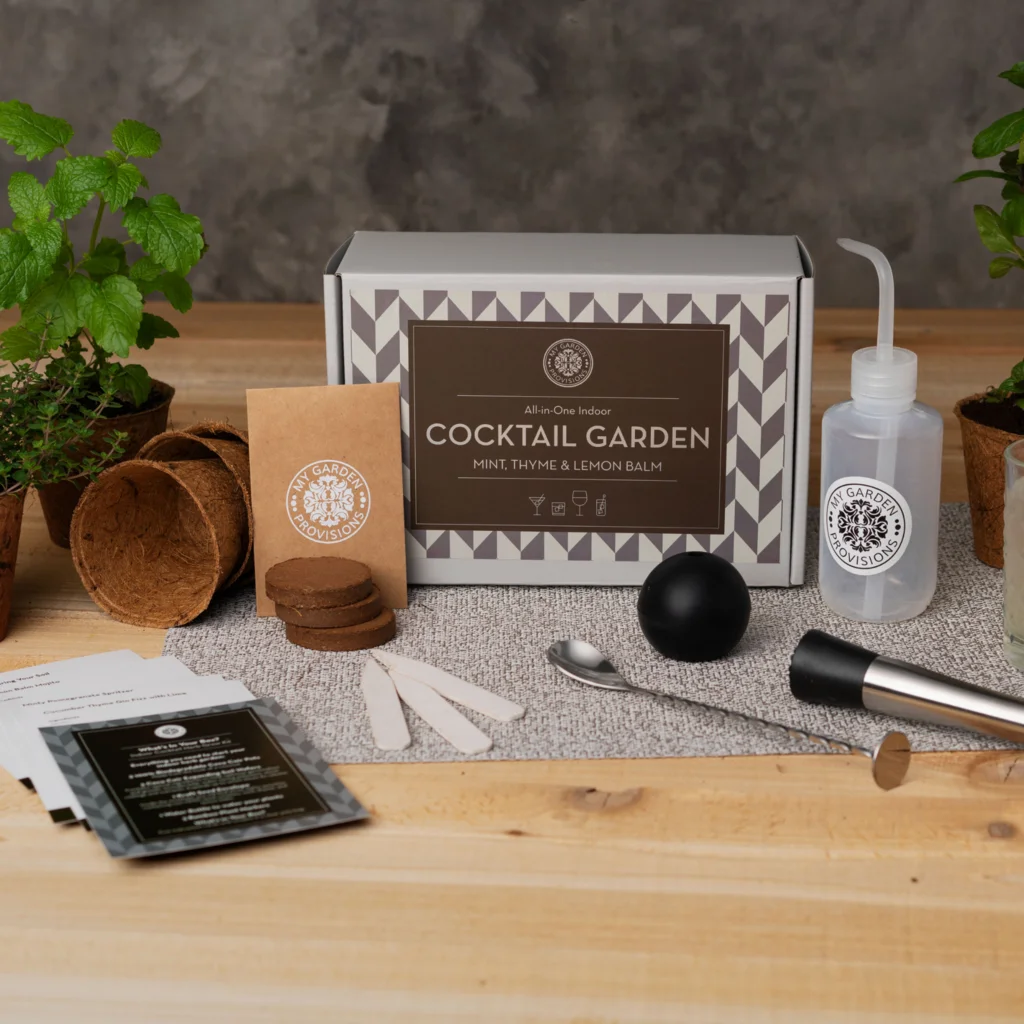 

Amazon hot selling Cocktail indoor herb growing kit for indoor kitchen