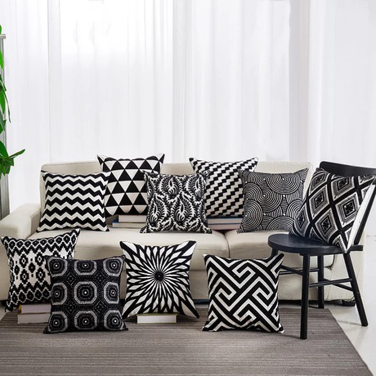 US SELLER 4pcs seat wholesale cushion covers geometrical 