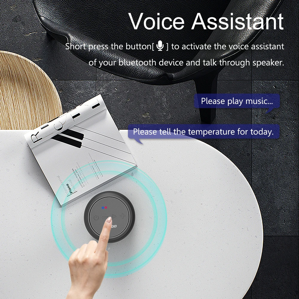Waterproof Wireless Mini Speaker Stereo Speaker For Mobile Phone Portable PC Accessories Handsfree Voice - ANKUX.COM