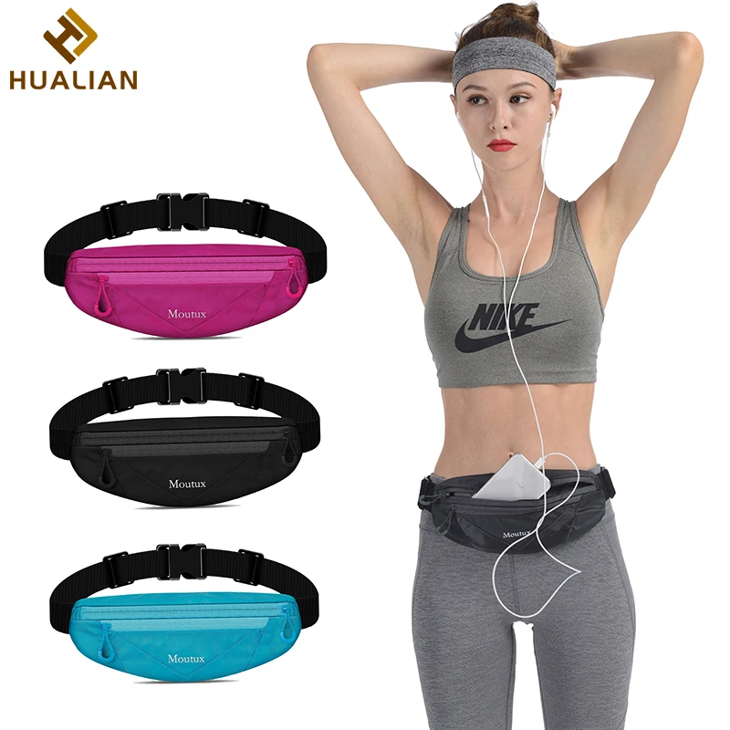 

HUALIAN Nylon waterproof Fanny Pack Waist Bag Bum Pack Bag Sport Running belt for men women, Customized