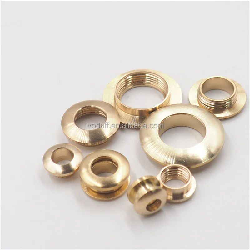 

Metal Purse hardware Leather Craft Accessory Various Size Solid Brass Eyelet Screw Eyelets Grommets Round Grommet, Gold