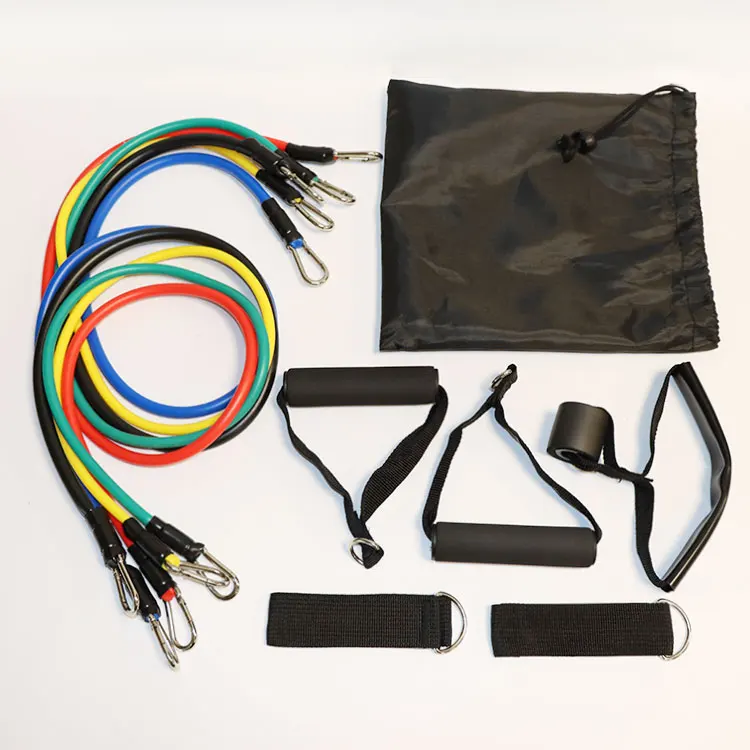 

Yoga Band Tube Fitness Gym Hip Resistance Bands Kit Tube Set Latex, Optional