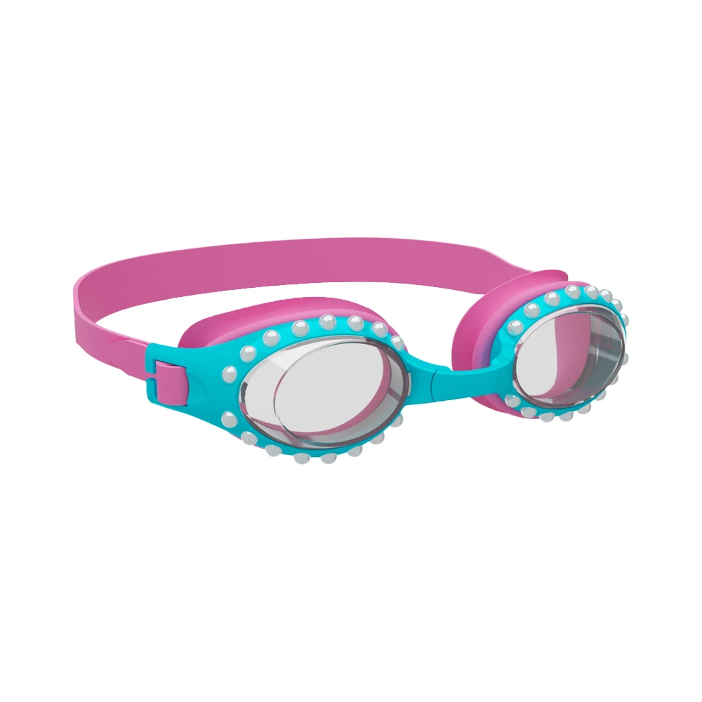 

ZLF Cute kid Swimming Goggles Anti-Fog OEM Adjustable nose bridge fit Teens RTS 5600 Customized Logo silicone child swim glasses