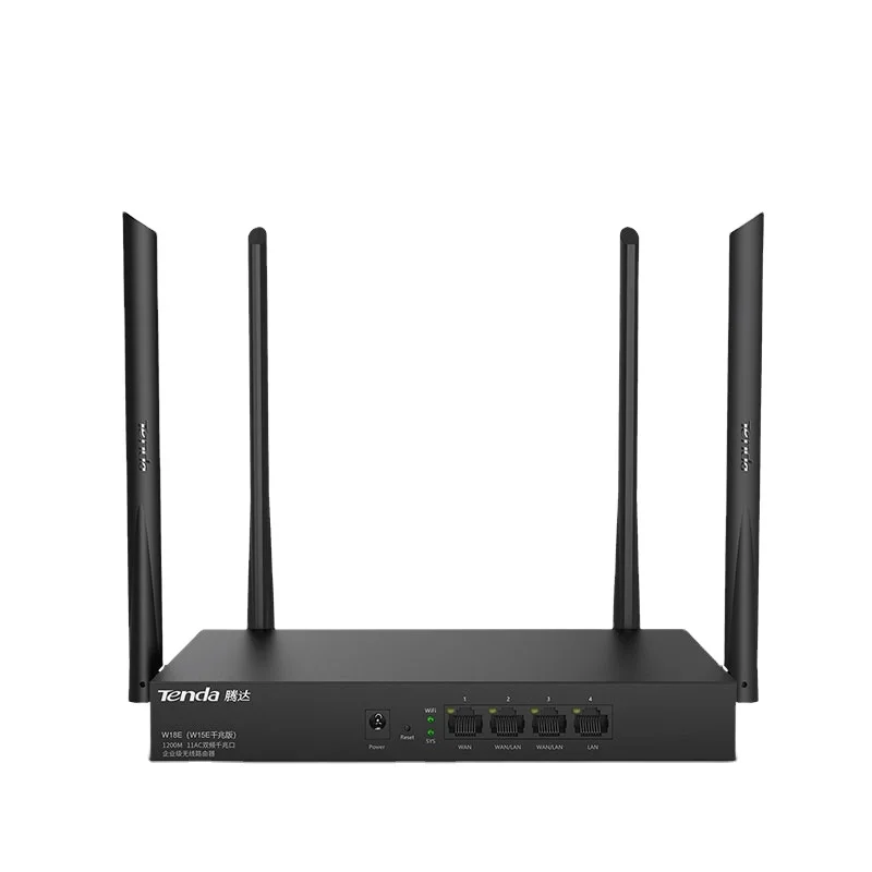 

Hot Selling TENDA W18E 2.4G&5G Wireless Router for Network Security