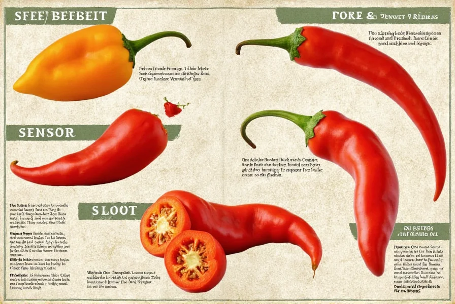Round Hot Peppers Variety