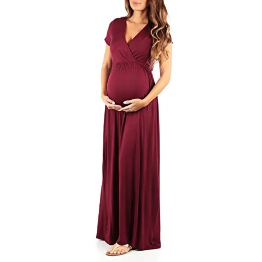 

Maxi summer evening dress multi color casual pregnancy dresses for photoshoot
