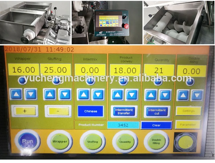 Automatic Mooncake Maamoul Production Line Stamping Moon Cake Processing Machine